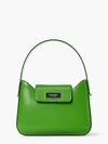 Kate Spade Sam Icon Leather Mini Hobo Bag In Green
