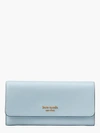 Kate Spade Morgan Flap Continental Wallet In Harmony Blue