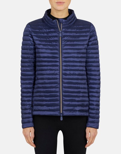 Save The Duck Alice Quilted Jacket In Blue