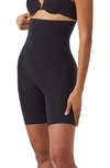Spanx In-power Line Super Higher Power Tummy Control Shaper In Very Black