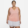 Nike Women's Court Victory Tennis Tank Top (plus Size) In Pink