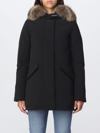 Woolrich Parka Arctic Con Pelliccia Removibile Nero In Black
