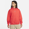 Nike Acg Therma-fit Fleece Pullover Hoodie In Light Crimson,light Madder Root,mars Stone
