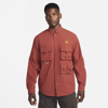 Nike Men's  Acg Dri-fit Uv "devastation Trail" Top In Red