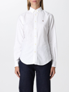 Polo Ralph Lauren Casual Button-up Shirt With Long Sleeves In White
