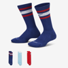 Nike Kids' Everyday Plus Cushioned Crew Socks In Multicolor