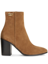 GIUSEPPE ZANOTTI ENRIETTE 80MM SUEDE BOOTS