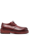 Marsèll Lace-up Leather Derby Shoes In Red