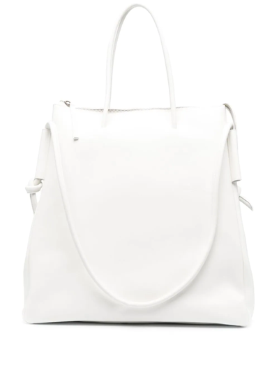 Marsèll Debossed-logo Large Tote Bag In White