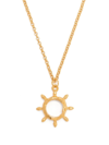 ALIGHIERI NOCTURNAL HELM GOLD-PLATED NECKLACE
