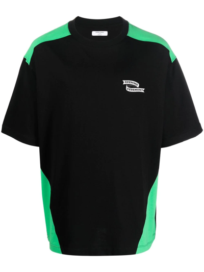 Opening Ceremony Colour-block T-shirt In Schwarz