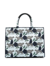Furla Opportunity Graphic-print Tote Bag In Blue
