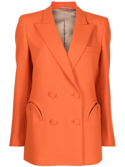 Blazé Milano Women's Cool & Easy Everynight Blazer In Orange