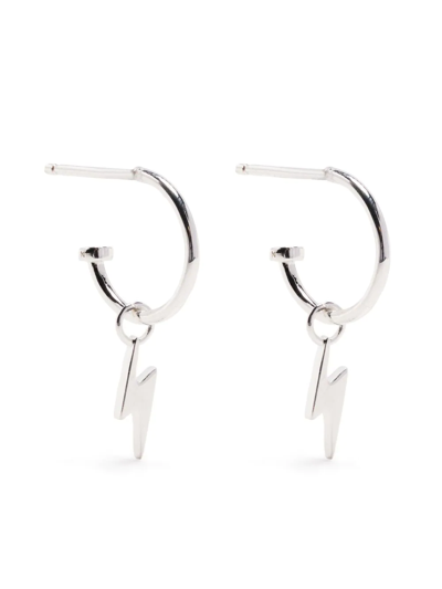 Stolen Girlfriends Club Bolt Anchor Sleeper Earring In Sterling Silver 925