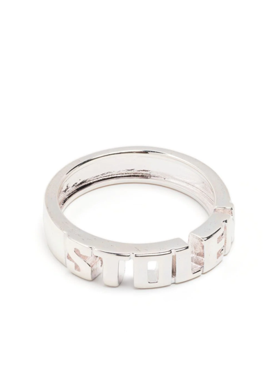 Stolen Girlfriends Club Stolen Serif Sterling-silver Ring