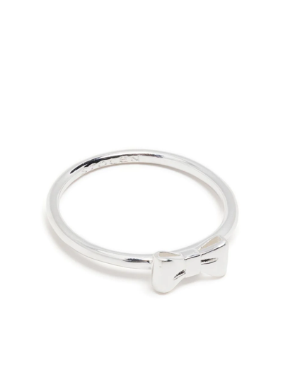 Stolen Girlfriends Club Baby Bow Sterling-silver Ring In Silber