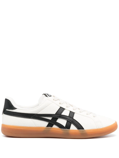 Onitsuka Tiger Logo-patch Lo-top Sneakers In Weiss