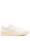 JIL SANDER LACE-UP LEATHER SNEAKERS