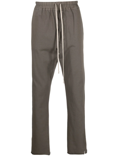 Rick Owens Drkshdw Drawstring-waist Track Pants In Braun