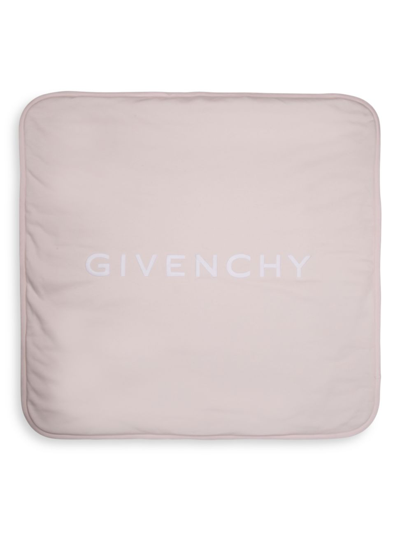Givenchy Padded Logo Blanket In Marshmallow