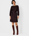 ANN TAYLOR BELTED FLARE DRESS