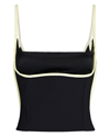 Paris Georgia Black Florian Singlet Top In Black