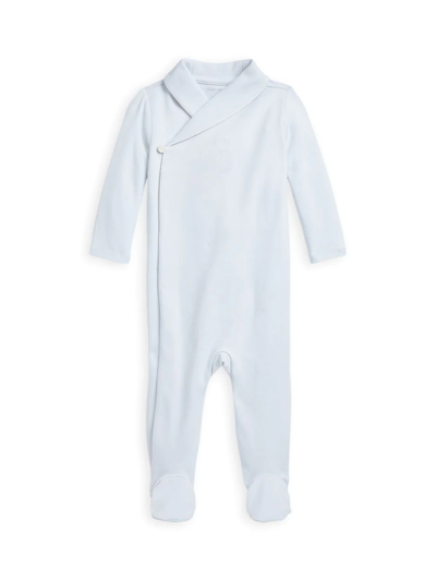Polo Ralph Lauren Baby Boy's Organic Cotton Footed Coverall In Beryl Blue