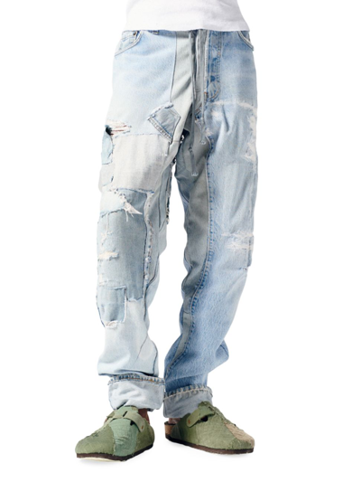 Greg Lauren Lounge Denim Greg Lauren Men's Distressed Denim 34