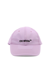 OFF-WHITE OFF-WHITE WOMEN'S PURPLE COTTON HAT,OWLB026F22FAB0033610 UNI