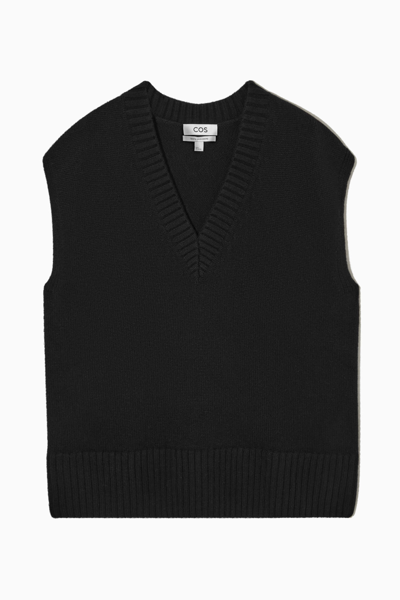 Cos Pure Cashmere Tank In Black