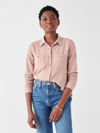 Faherty Legend Knit Button-up Shirt In Fawn Twill
