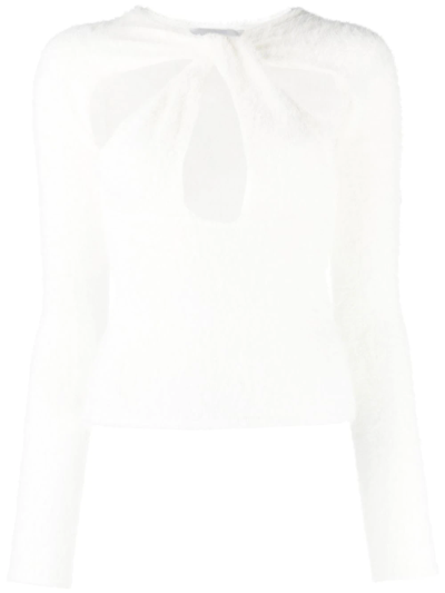 Coperni Cut-out Jumper In White