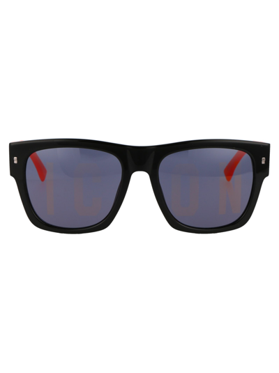 Dsquared2 Icon 0004/s Sunglasses In 8lz7y Black Orange