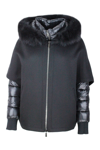 Moorer Wool And Cashmere Jacket In Black