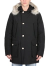Woolrich Arctic Anorak Down Jacket In Black
