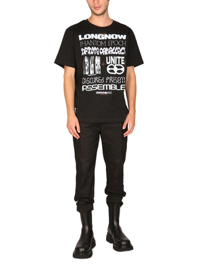 Mcq By Alexander Mcqueen Logo Print T-shirt In Black