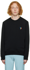 PS BY PAUL SMITH BLACK ZEBRA SWEATER