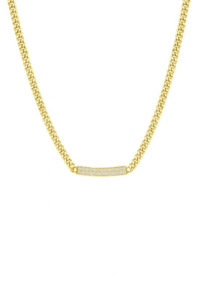 Ron Hami 18k Yellow Gold Pavé Diamond Curb Link Necklace