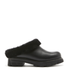 La Canadienne Always Waterproof Genuine Shearling Lined Clog In Black
