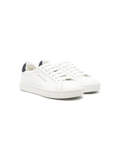 Palm Angels Kids' Logo-print Low Top Leather Trainers