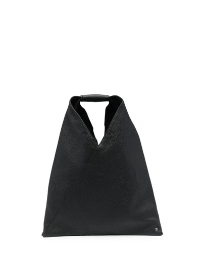 Mm6 Maison Margiela Triangle Logo-patch Tote Bag In T8013