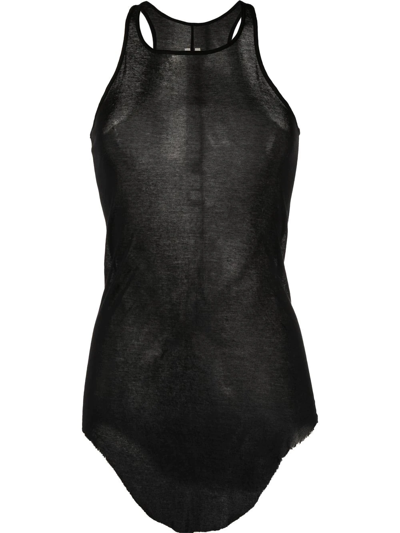 Rick Owens Raw-cut Hem Tank Top In <p>