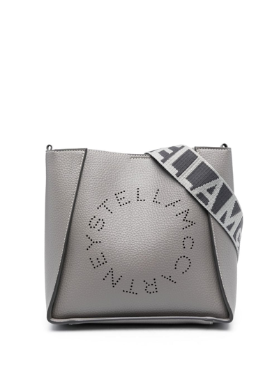 Stella Mccartney Stella Logo Shoulder Bag In Grey