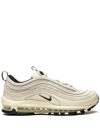 Nike Air Max 97 Logo-embroidered Leather And Mesh Low-top Trainers In Neutrals