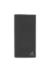 Prada Large Saffiano Leather Wallet In Black