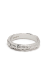 Alighieri Amore Embossed Sterling-silver Ring In Silver