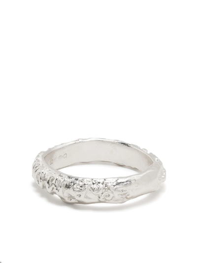 ALIGHIERI TEMPO ENGRAVED STERLING-SILVER RING