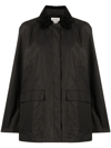 Totême Country Cotton Jacket In Black