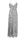 SACHIN & BABI ROUX SEQUIN-EMBELLISHED MIDI DRESS