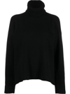 Proenza Schouler Sandra Turtleneck Sweater In Lofty Eco Cashmere In Black